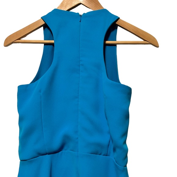 ADELYN RAE Bright Blue Stunning High Neck Layered Formal Mini Dress-Size XS - Picture 9 of 12